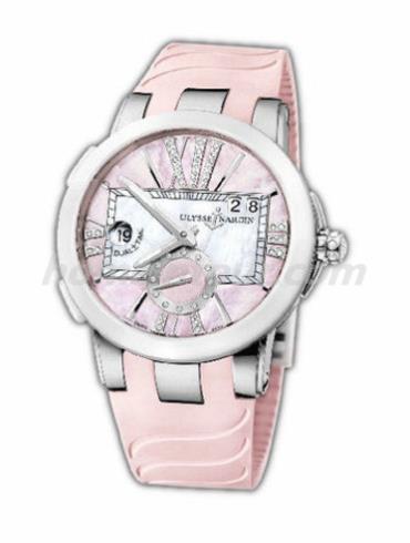 雅典243-10-3_397女表女装复杂功能腕表系列-粉红色表带/表径40mm