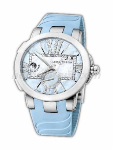 雅典243-10-3_393女表女装复杂功能腕表系列-蓝色表带/表径40mm