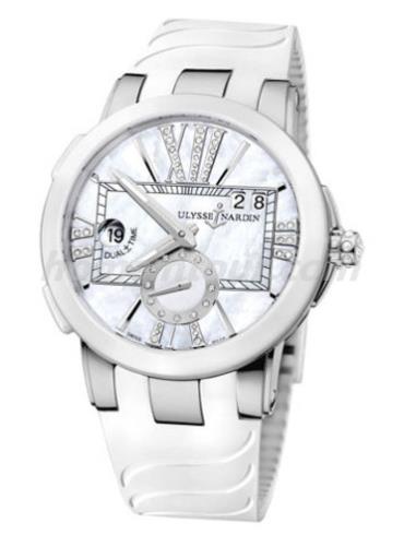 雅典243-10-3_391女表女装复杂功能腕表系列-白色表带/表径40mm