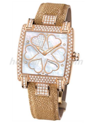 雅典136-91FC_HEART女表Classico经典系列-黄色表带/表径34x35.4mm