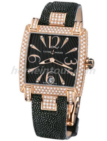 雅典136-91FC_06-02女表Classico经典系列-黑色表带/表径34x35.4mm