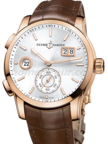 雅典3346-126_91男表珍贵独特机械腕表系列-棕色表带/表径42mm