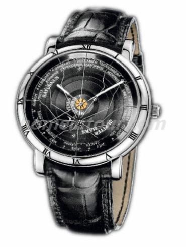 雅典839-70男表珍贵独特机械腕表系列-黑色表带/表径41mm