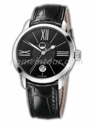 雅典8293-122-2_42男表Classico经典系列-黑色表带/表径40mm