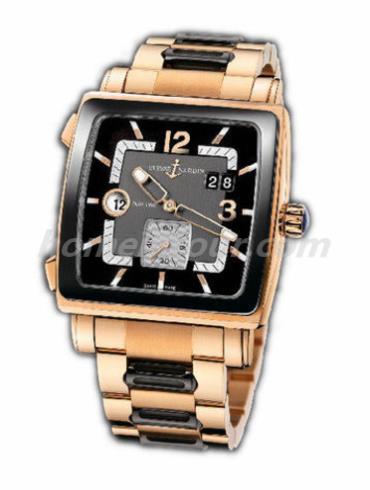 雅典246-92-8M_692男表复杂功能机械腕表系列-金色表带/表径42x42mm