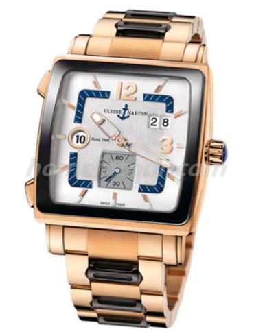 雅典246-92-8M_600男表复杂功能机械腕表系列-金色表带/表径42x42mm