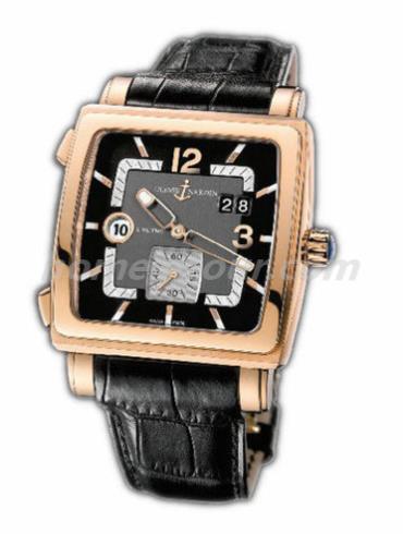 雅典246-92_692男表复杂功能机械腕表系列-黑色表带/表径42x42mm