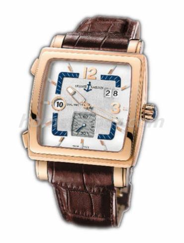 雅典246-92_600男表复杂功能机械腕表系列-棕色表带/表径42x42mm