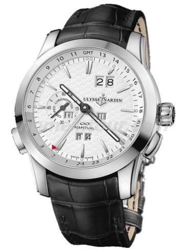 雅典329-10男表珍贵独特机械腕表系列-黑色表带/表径43mm