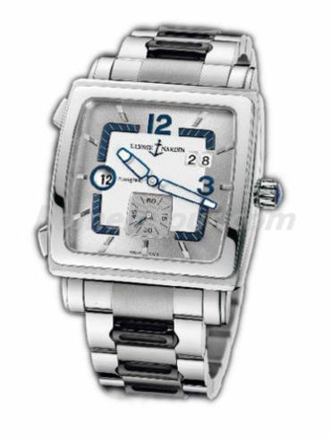 雅典243-92-7M_601男表复杂功能机械腕表系列-银色表带/表径42x42mm