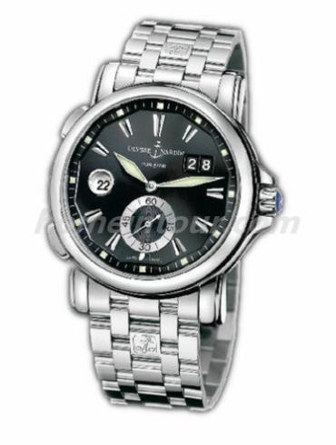 雅典243-55-7_92男表复杂功能机械腕表系列-银色表带/表径42mm