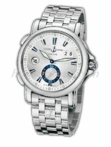 雅典243-55-7_91男表复杂功能机械腕表系列-银色表带/表径42mm