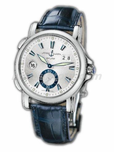 雅典243-55_91男表复杂功能机械腕表系列-蓝色表带/表径42mm