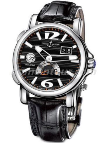 雅典243-55_62男表复杂功能机械腕表系列-黑色表带/表径42mm