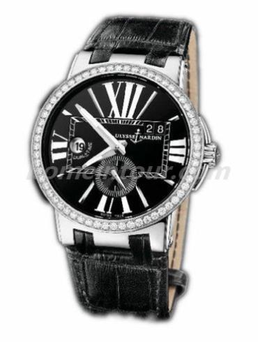 雅典243-00B_42男表复杂功能机械腕表系列-黑色表带/表径43mm