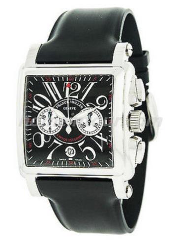 法穆兰10000_H_CC_Black男表CONQUISTADOR CORTEZ系列-黑色表带/表径44x44mm