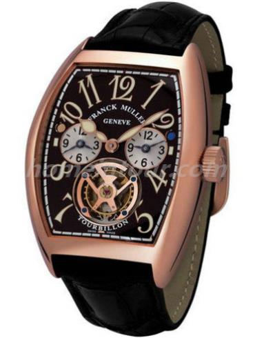 法穆兰8880_T_MB_Black男表Cintree Curvex系列-黑色表带/表径39.5x55.3mm