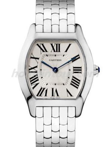 卡地亚W1556367男表Tortue系列-银色表带/表径39X31mm