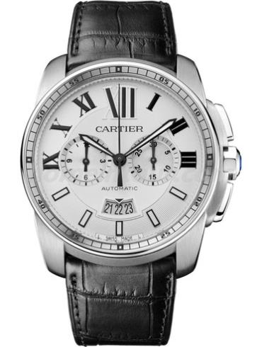 卡地亚W7100046男表卡历博Calibre系列-黑色表带/表径42mm