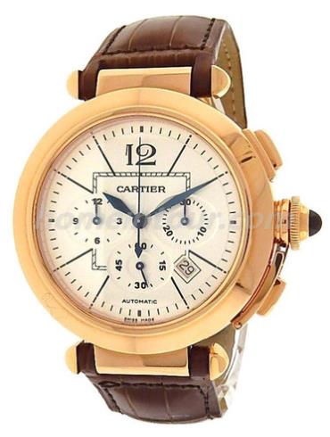 卡地亚W3019951男表帕莎Pasha系列-棕色表带/表径42mm