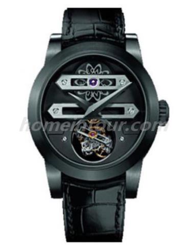 芝柏99810-52-000-BA6A-WG男表GP 1966系列-黑色表带/表径45mm