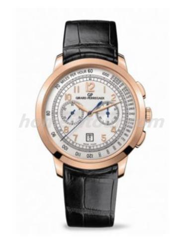 芝柏49542-52-151-BK6A男表GP 1966系列-棕色表带/表径42mm