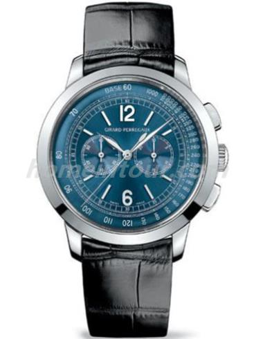 芝柏49539-53-451-BK6A男表GP 1966系列-黑色表带/表径40mm