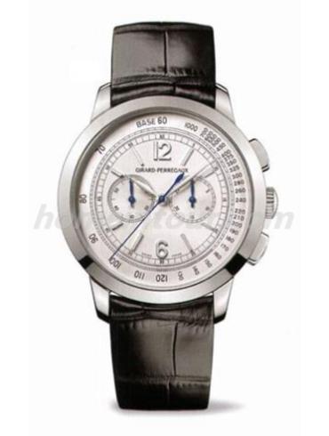 芝柏49539-53-151-BK6A男表GP 1966系列-黑色表带/表径40mm