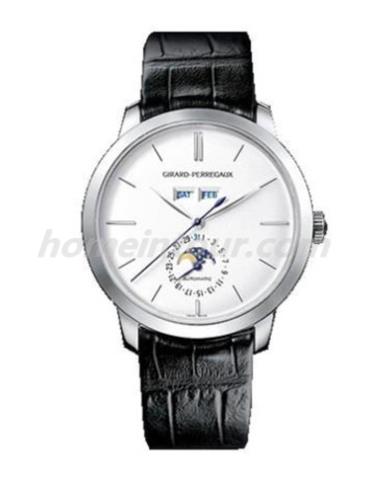 芝柏49535-71-152-BK6A男表GP 1966系列-黑色表带/表径40mm