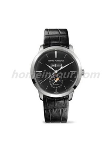 芝柏49535-53-651-BK6A男表GP 1966系列-黑色表带/表径40mm