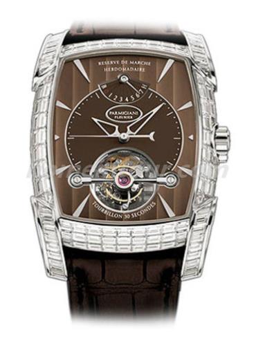 帕玛强尼PF600317.01男表-棕色表带/表径53x37.2mm