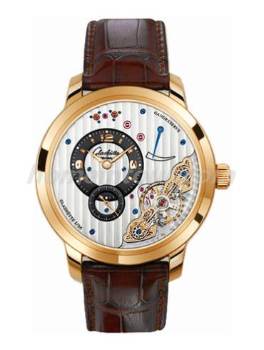 格拉苏蒂原创66-01-01-01-05男表Pano Classic 经典偏心系列-棕色表带/表径42mm