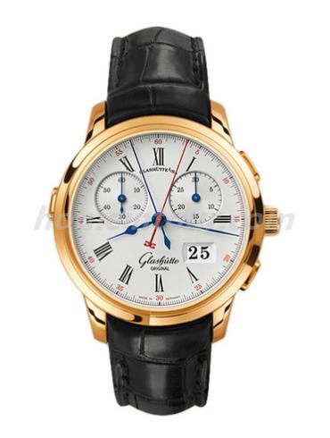 格拉苏蒂原创99-01-01-01-04男表Senator 参议员系列-黑色表带/表径42mm