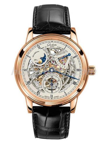 格拉苏蒂原创49-13-15-15-04男表Senator 参议员系列-黑色表带/表径42mm