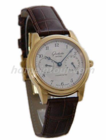 格拉苏蒂原创49-04-03-02-04男表Senator 参议员系列-棕色表带/表径39mm