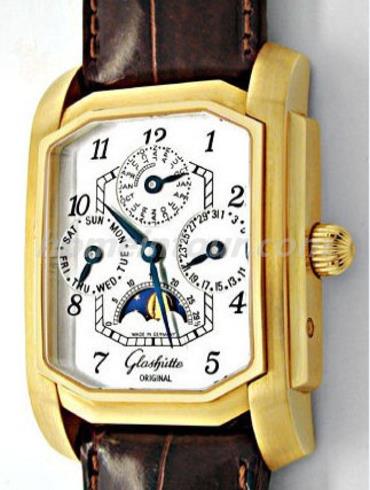 格拉苏蒂原创42-01-01-02-04男表Senator 参议员系列-棕色表带/表径36.3x40mm