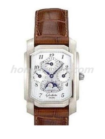 格拉苏蒂原创42-01-01-01-04男表Senator 参议员系列-棕色表带/表径36.3x40mm