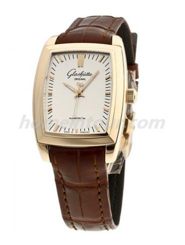 格拉苏蒂原创39-52-51-51-04男表Senator 参议员系列-棕色表带/表径—mm