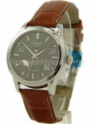 格拉苏蒂原创39-50-14-22-04男表Senator 参议员系列-棕色表带/表径39.3mm