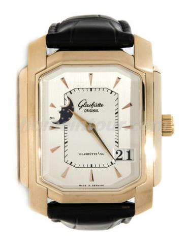 格拉苏蒂原创39-43-07-05-04男表Senator 参议员系列-黑色表带/表径—mm