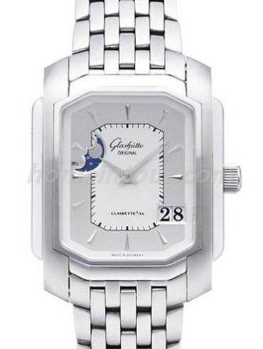 格拉苏蒂原创39-43-04-04-14男表Senator 参议员系列-银色表带/表径—mm