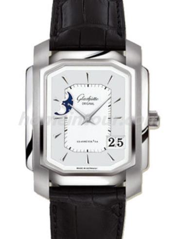 格拉苏蒂原创39-43-04-04-04男表Senator 参议员系列-黑色表带/表径34.8x37.5mm