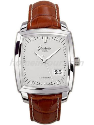 格拉苏蒂原创39-42-53-52-05男表Senator 参议员系列-棕色表带/表径—mm