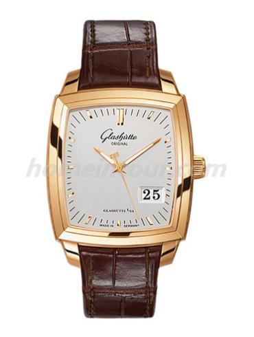 格拉苏蒂原创39-42-51-51-05男表Senator 参议员系列-棕色表带/表径—mm