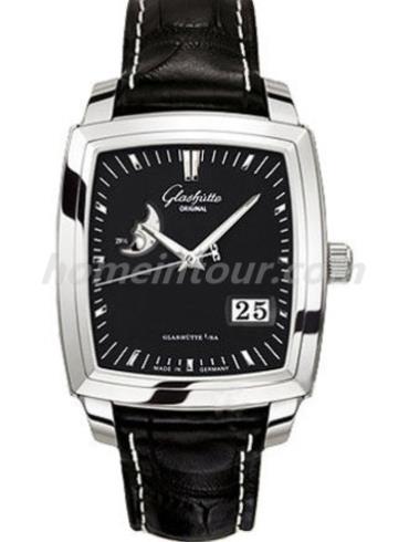 格拉苏蒂原创39-41-54-52-05男表Senator 参议员系列-黑色表带/表径36.3x40mm