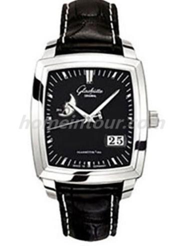 格拉苏蒂原创39-41-54-52-04男表Senator 参议员系列-黑色表带/表径36.3x40mm