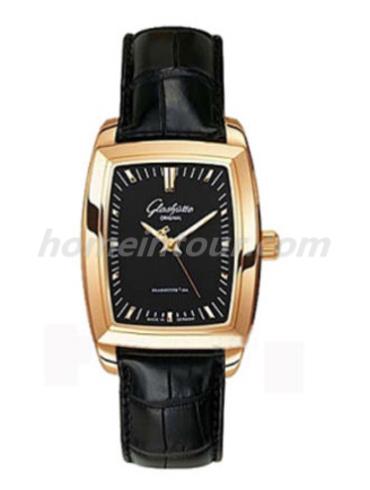 格拉苏蒂原创39-41-52-51-04男表Senator 参议员系列-黑色表带/表径36.3x40mm