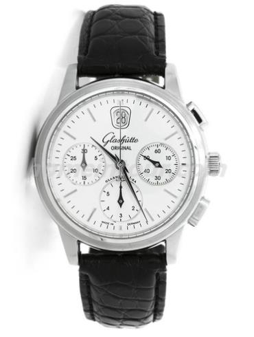 格拉苏蒂原创39-32-11-13-04男表Senator 参议员系列-黑色表带/表径—mm