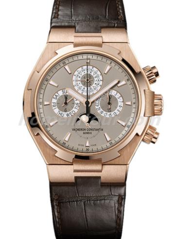 江诗丹顿49020_000R-9753男表Overseas纵横四海系列-棕色表带/表径42mm