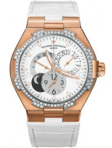 江诗丹顿47751_000R-9351男表Overseas纵横四海系列-白色表带/表径42mm